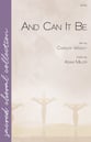 And Can It Be SATB choral sheet music cover